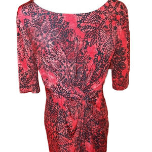 Connected Red Floral Dress 8